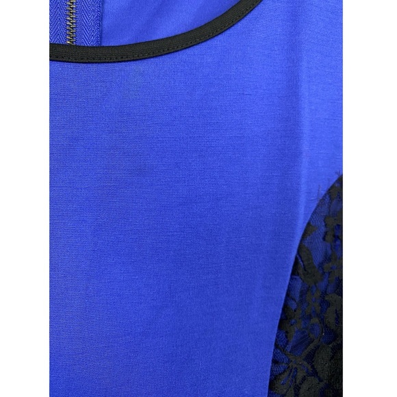 Torrid Lace Sleeveless Peplum Blouse Top, Blue‎ - Size 2 - Picture 8 of 8